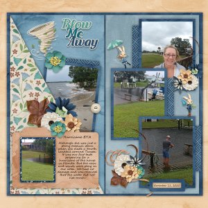 Travel Notebook Journey 01 Temp #4-Miss Fish Blow Me Away-Aimee