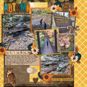 Autumn in Trough Creek State Park