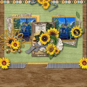 Chillin in the Big Sunflower Chair