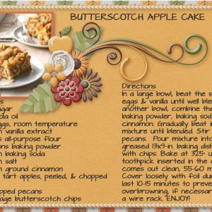 Butterscotch Apple Cake