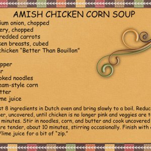 AMISH CHICKEN CORN SOUP
