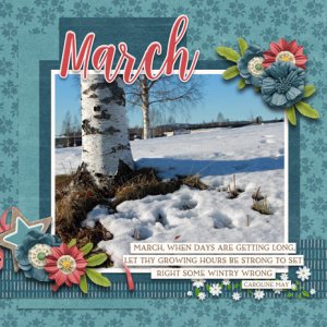 March Calendar Top