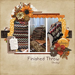 Finished throw, finally
