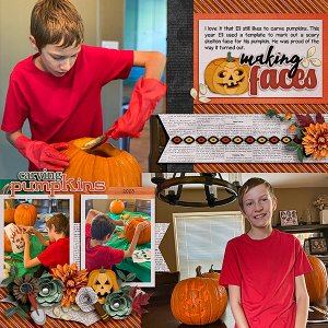 Eli-Carving-Pumpkins