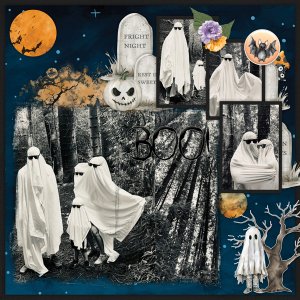 Cute Spooks-Buzzbee Simply Stacked 109-112 Temp #112-Miss Fish