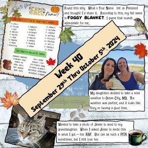 Project 365 Challenge - Week 40