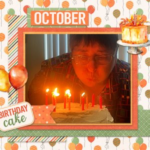 October 2025 Calendar Topper