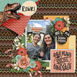 Andrea and savanna at animal Kingdom