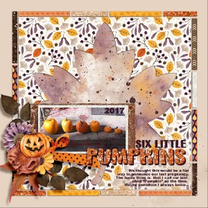 Six Little Pumpkins