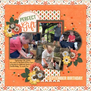 Fun With Four Templates 10 #2 with Autumn Birthday-Connie Prince