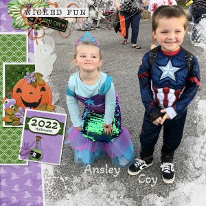 Paint Chips Wicked Green by Designs by Connie Prince