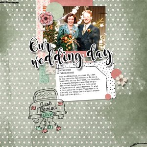 Our wedding day