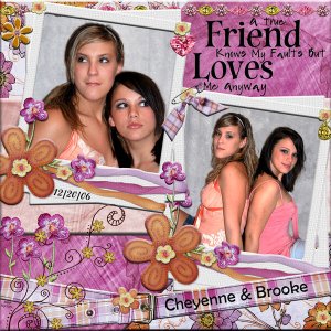 Cheyenne and Brooke Best Friends