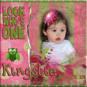 Kingslie's First Birthday Party