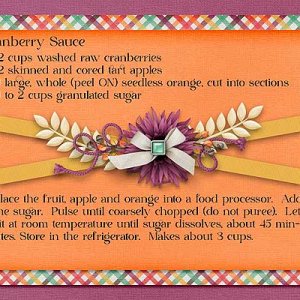 Cranberry Sauce