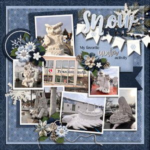 2024 SnowFest Snow Sculptures