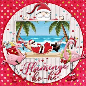 Flamingo Ho Ho Ho