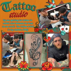 Montana's Matching Tattoo - Tattoo Studio tsk