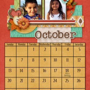 October Calendar