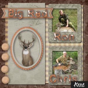 Buck Hunt kit by Twin Mom Scraps
