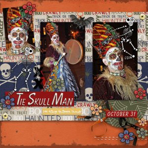 Tie Skull Man