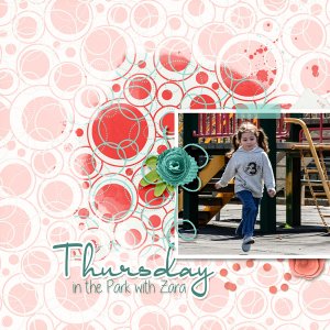Thursday in the park . . .
