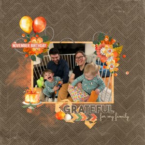 Grateful for family