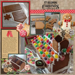 Artsy Blocks Holiday Edtiton 5 Temp #4-Miss Fish with Cookies and Cocoa Par