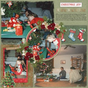 Artsy Blocks Holiday Edtiton 6 Temp #2-Miss Fish  with Classic Christmas-Gi