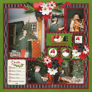 Santa Gnome-ScrapbookCrazy with Pocket Album 21 Templates-Tinci