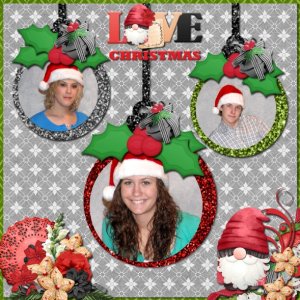 My kiddos Christmas Template Duo SCR