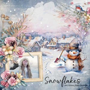 Footprints in the snow