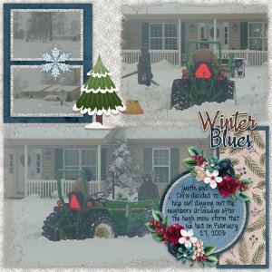 Winter Blues-Aimee Artsy Blocks Holiday Edition 6 Templates-Miss Fish
