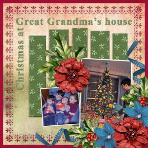 Christmas at Great Grandma's house