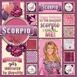 My Scorpio Birthday.