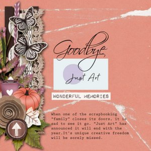 Goodbye Just Art