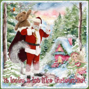 It looks a lot like Christmas!