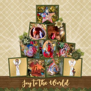 Manger Ornaments