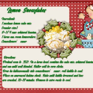 Lemon Snowflakes