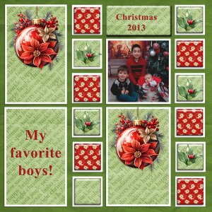 Christmas 2013 - My Favorite Boys
