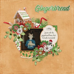 Paint Chips Gingerbread with White Space Temps 101 #4-Connie Prince