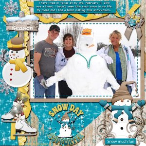 Texas Family Snow Time 021110