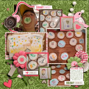 Christmas Watercolor Cookies