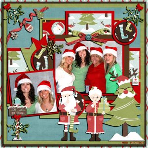 Me + My Girls Christmas 2008