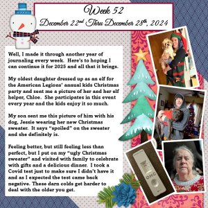 Project 365 Challenge - Week 52