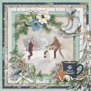 Snow Kissed - Dec 24 Scraplift Challenge