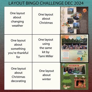 Layout Bingo Challenge Dec 2024