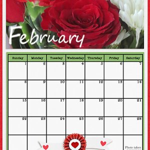 February Calendar page for 2026