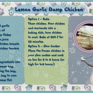 Lemon Garlic Dump Chicken