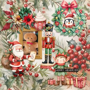 A Merry December - Gingy Pillow